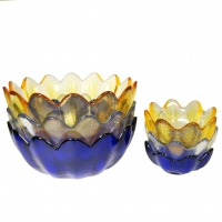 Blenko-6143ALL-Scallop-Bowls