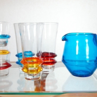 Blenko-Ring-Glasses-Nook-Pitcher